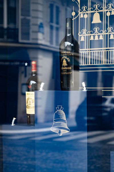 Scénographie — Château Angelus, Vitrines des Caves Taillevent