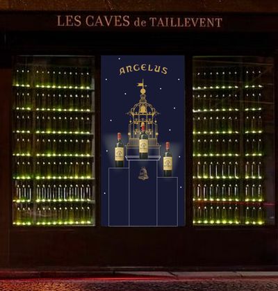 Scénographie — Château Angelus, Vitrines des Caves Taillevent